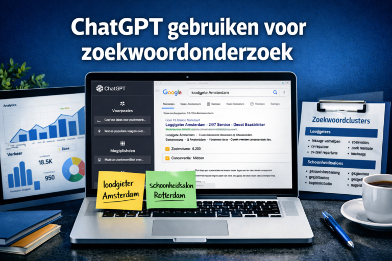 Chatgpt gebruiken voor zoekwoordonderzoek
